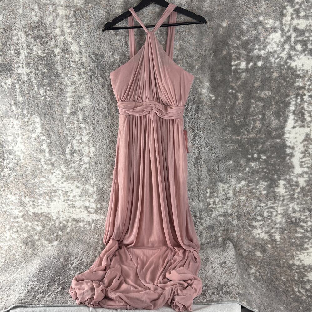 NEW Birdy Grey Size XS Kiko Wedding Party Maxi Dress Rose Pink Sleeveless NWT
